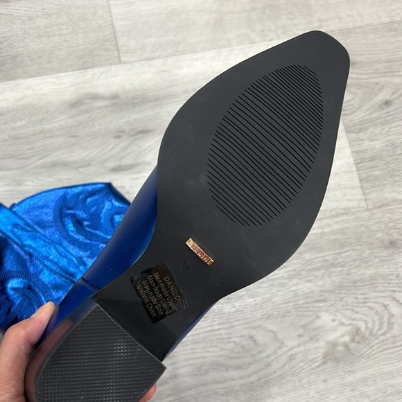 Bilini Danilo Cobalt Metallic Cowboy Boot - Picture 6 of 8